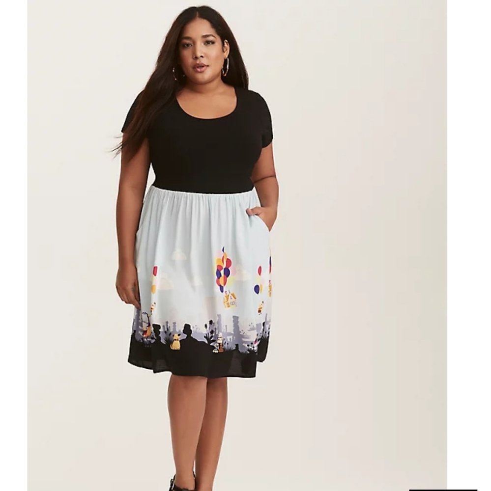 NWT Torrid Disney Pixar Up Balloon dress 00